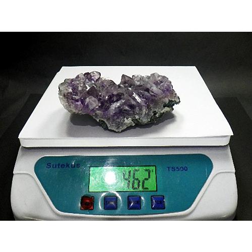 ファントムアメジストクラスター ４６２ｇ 大きいサイズ 紫水晶 結晶 高品質 Amethyst ブラジル産 送料無料 No.１１１の画像