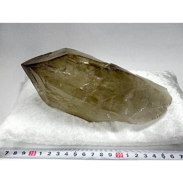 特大 天然水晶 1．57kg カテドラルクォーツ 台座付き スモーキー 