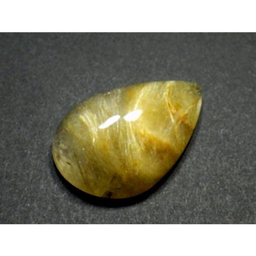 黄金ルチルクォーツ ４４カラット 簡易鑑別書付き 金針水晶 タイチンルチルクォーツ Rutilated Quartz 送料無料 No.１２の画像