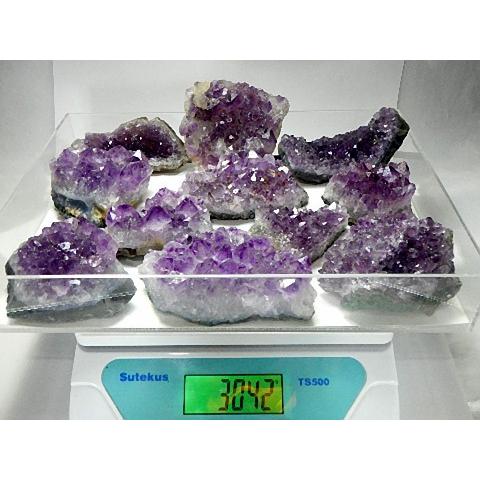 アメジストクラスター 3kg 10〜15個 紫水晶 Amethyst