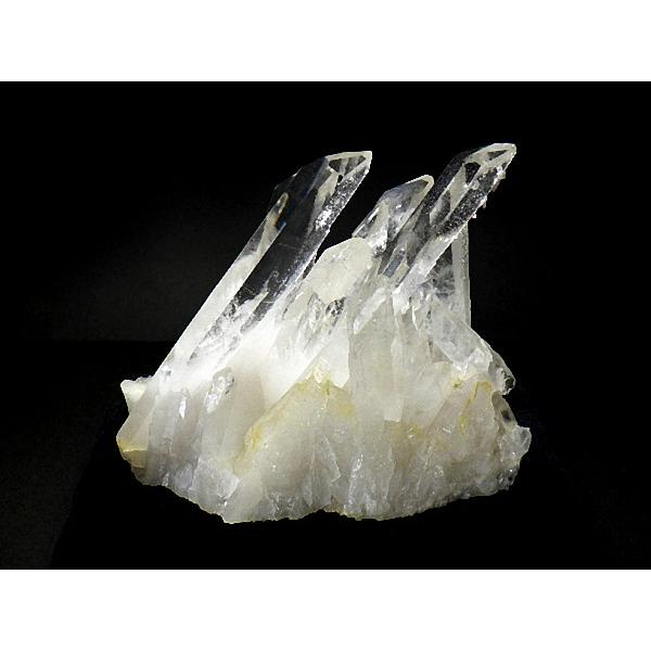 天然水晶 クラスター ６６８ｇ クッション台座付き クリスタルクォーツ 高品質 Crystal Quartz アーカンソー産 送料無料 No.０１の画像