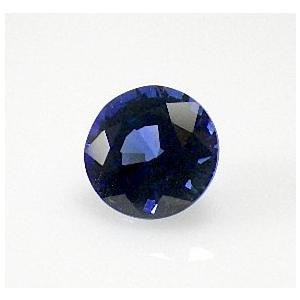 ブルーサファイヤ 5.5ミリ ルース sapphire ラウンドカット 簡易鑑別・ルースケース付き 送料無料（０４） 