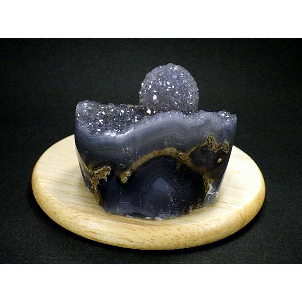 アメジストクラスター １９０ｇ 台座付き Amethyst 置き物 ウルグアイ アルティガス産 限定品 送料無料 N0.03_1