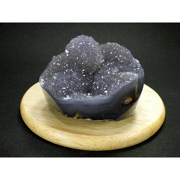 アメジストクラスター １９０ｇ 台座付き Amethyst 置き物 ウルグアイ アルティガス産 限定品 送料無料 N0.03_4