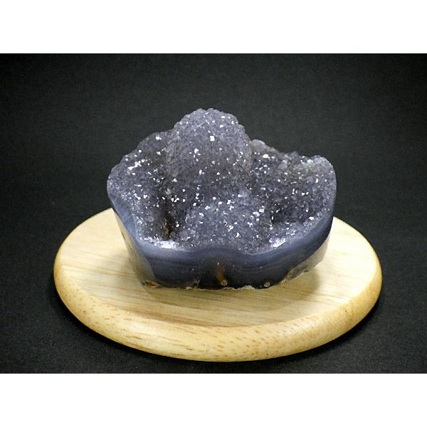 アメジストクラスター １９０ｇ 台座付き Amethyst 置き物 ウルグアイ アルティガス産 限定品 送料無料 N0.03_5