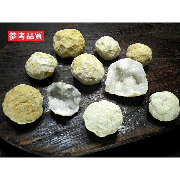 ジオード クォーツ 天然水晶 100石パック 1石30mm 割れてい