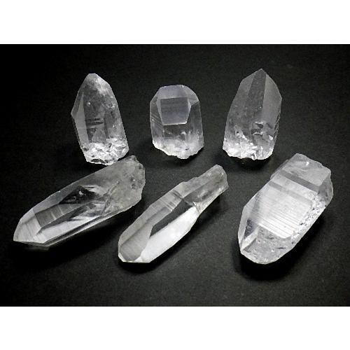 天然水晶　レムリアンシードクリスタル ２０石セット パック レムリアンクォーツ 原石ポイント ブラジル産 送料無料 No.１８の画像