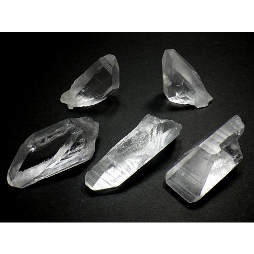 天然水晶　レムリアンシードクリスタル ２０石セット パック レムリアンクォーツ 原石ポイント ブラジル産 送料無料 No.１８の画像