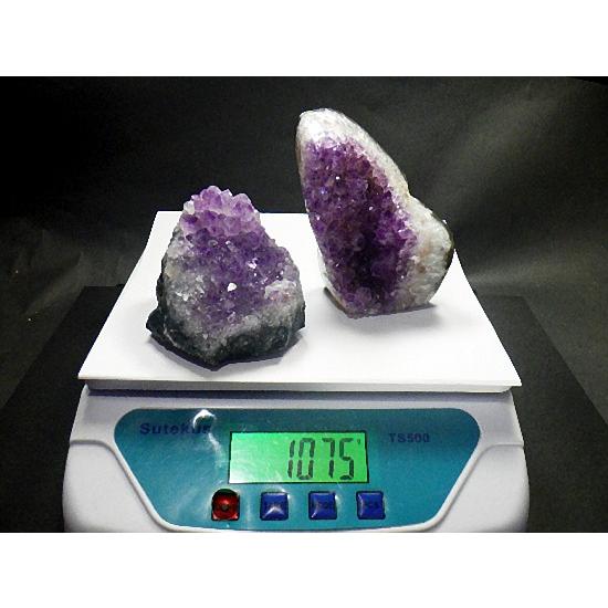 アメジストクラスター １kｇ２個セット 紫水晶 結晶原石 Amethyst ブラジル　アメチスタ・ド・スー産 全国送料無料　No.１１４の画像