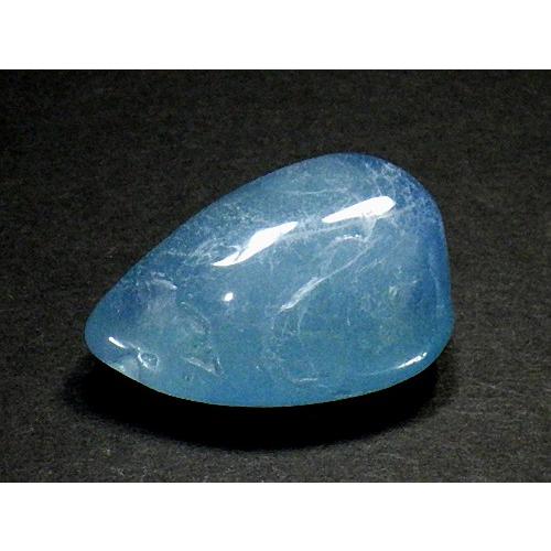大粒 アクアマリン １８７ｃｔ 簡易鑑別書付き Aquamarine 高品質 サンタマリアカラー 緑柱石 モザンビーク産 送料無料 No.０７の画像