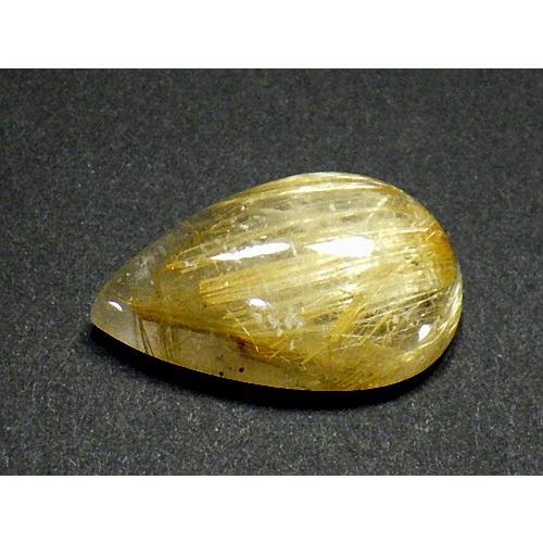 黄金ルチルクォーツ ４４カラット 簡易鑑別書付き 金針水晶 タイチンルチルクォーツ Rutilated Quartz 送料無料 No.０４の画像