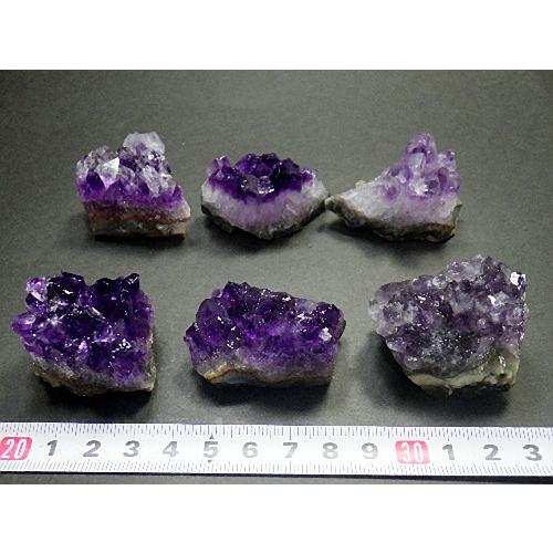 アメジストクラスター １ｋｇ ３０個セット 高品質 紫水晶 結晶 Amethyst ブラジル産 送料無料 No.３５の画像