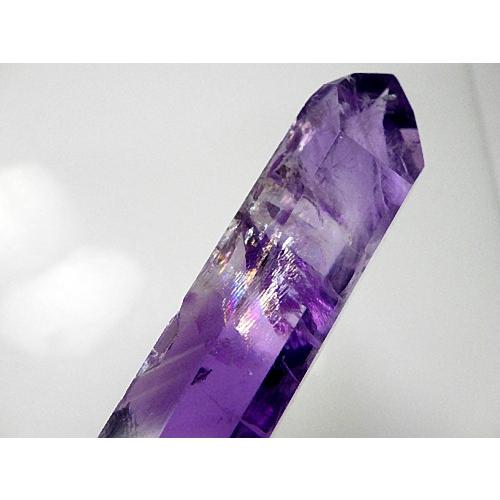 レインボー ファントム アメジスト 紫水晶 原石結晶 Amethyst レーザー
