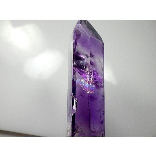 レインボー ファントム アメジスト 紫水晶 原石結晶 Amethyst レーザー