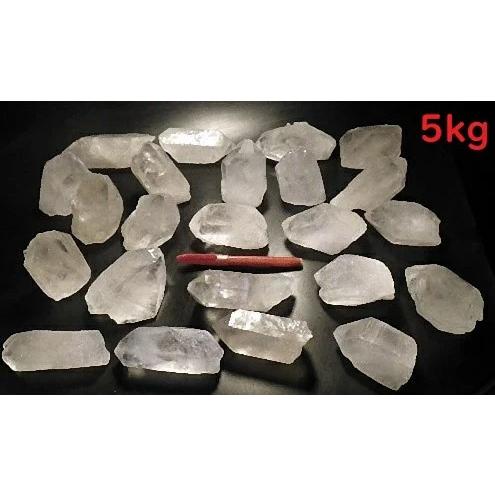 超特大 天然水晶 5kgパック 3Lサイズ 1個180〜300g