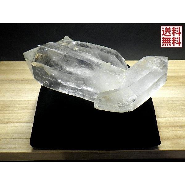 両剣水晶 レムリアンシードクリスタル 882g 台座付き 高品質 
