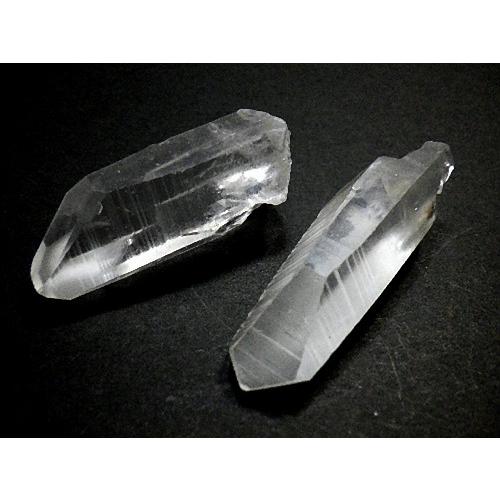 天然水晶　レムリアンシードクリスタル ７石パック レムリアンクォーツ 原石ポイント ブラジル産 詰め合わせ 送料無料　No.４６の画像