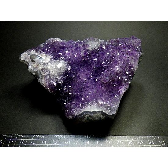 特大アメジストクラスター １．６８ｋｇ ２石セット 紫水晶 結晶原石 Amethyst ブラジル産 送料無料 No０３の画像