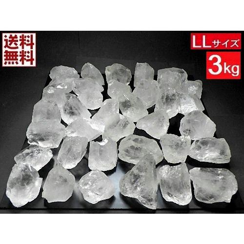 特大 天然水晶 3kgパック 1石70g〜200g クリスタルクォーツ