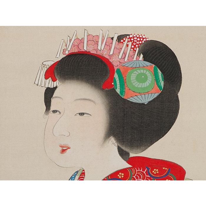 自題共箱】◇ 竹内栖鳳『 雀図 』掛軸 絹本 真筆◇ 検）上村松園 小磯良平