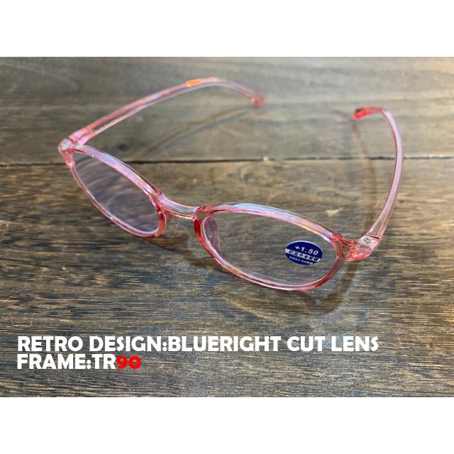 淡い色レトロデザイン　ブルーライトカット　たまご型　楕円レトロ　おしゃれ　老眼鏡　ポップ　メンズ　レディース　シニアグラス　男女兼用　プレゼント |  | 10