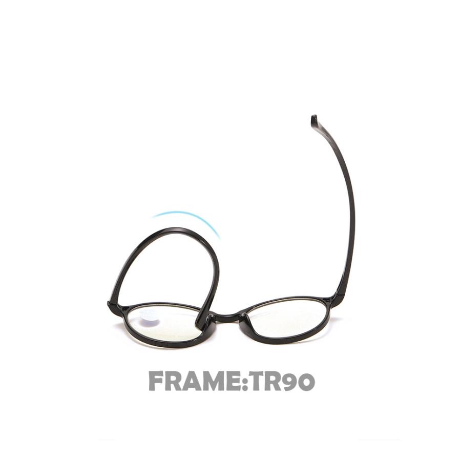 淡い色レトロデザイン　ブルーライトカット　たまご型　楕円レトロ　おしゃれ　老眼鏡　ポップ　メンズ　レディース　シニアグラス　男女兼用　プレゼント |  | 01