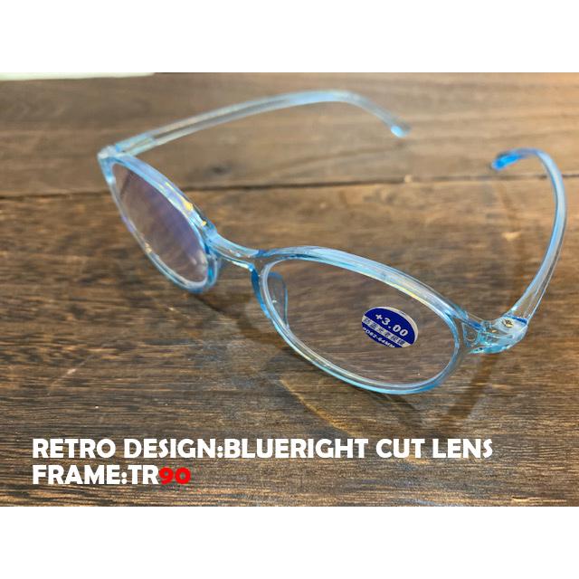 淡い色レトロデザイン　ブルーライトカット　たまご型　楕円レトロ　おしゃれ　老眼鏡　ポップ　メンズ　レディース　シニアグラス　男女兼用　プレゼント |  | 09