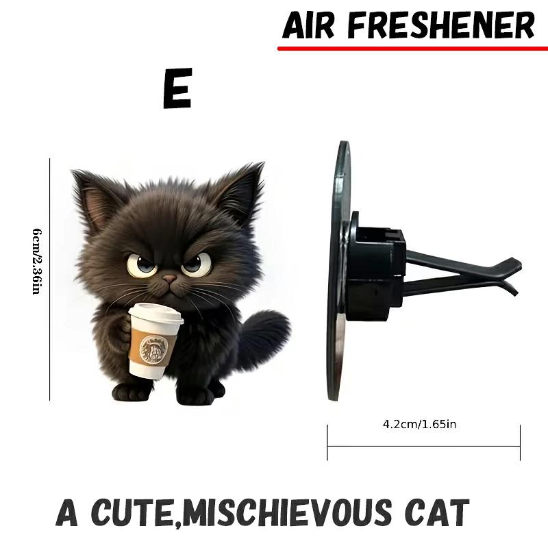 ネコ　猫　芳香剤　エアフレッシュナー　黒猫　エアベントクリップデコレーション |  | 09