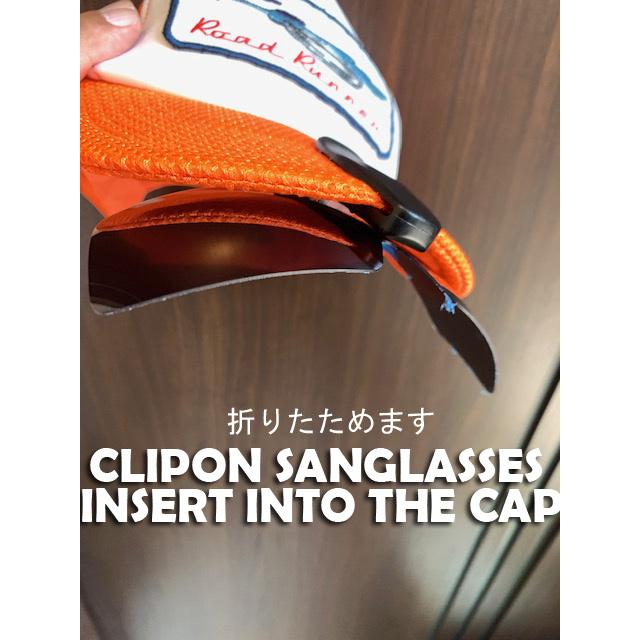 クリップオンサングラス　キャップのつばにはめ込む　跳ね上げ式　偏光　お洒落　男女兼用　メガネの上からでも大丈夫　ゴルフ 釣り |  | 02