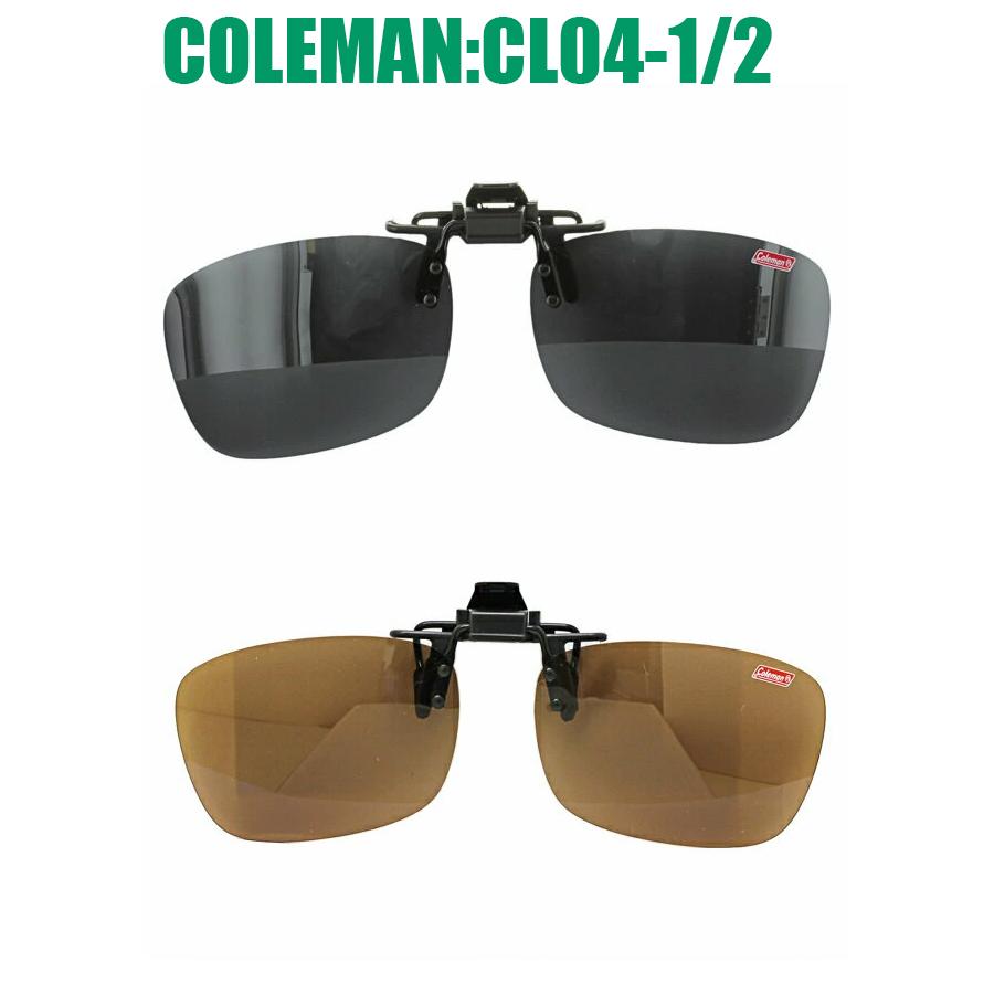 コールマンCL04-1 CL04-2 クリップオン　ケース付き　 偏光サングラス　 おしゃれ　キャンプ　バイク　ハーレー　アメ車 | Coleman