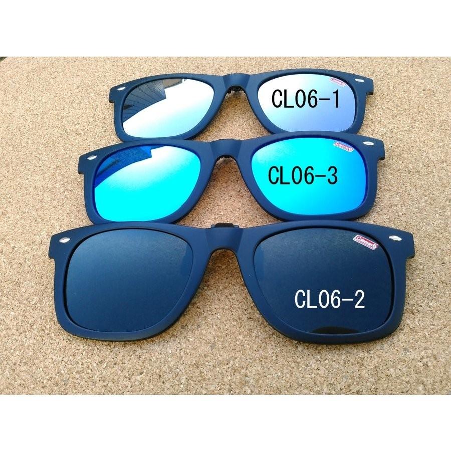 coleman　コールマン　CL06-1 CL06-2 CL06-3クリップオン　偏光　跳ね上げ　ケース付き　メンズ　レディース | Coleman | 01
