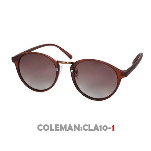 COLEMAN コールマン　CLa10-1 CLA10-2 　サングラス　 おしゃれ 薄い色　人気 ボストン　丸メガネ　偏光サングラス | Coleman | 01