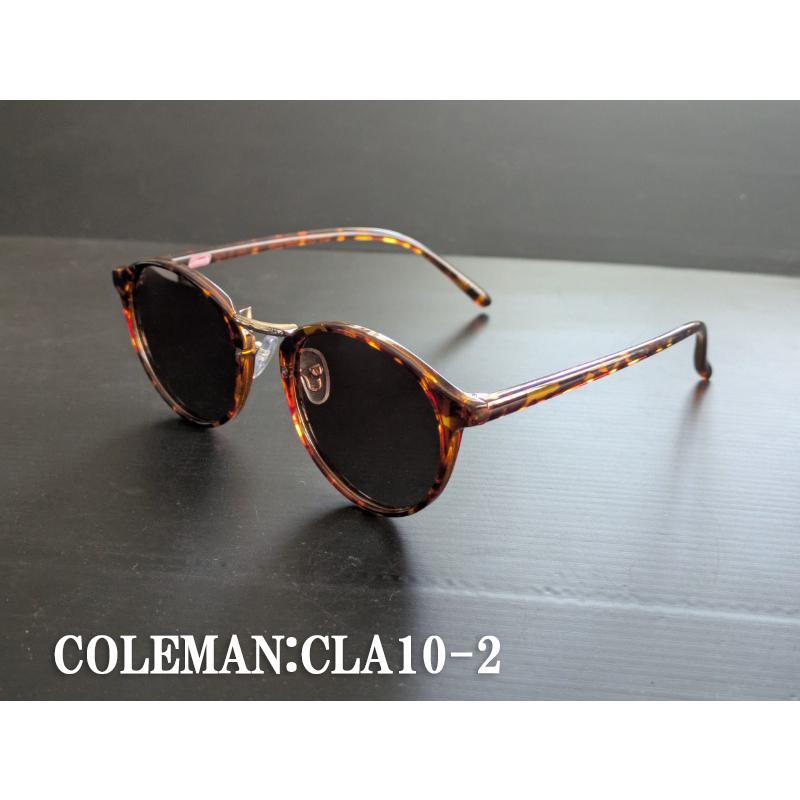 COLEMAN コールマン　CLa10-1 CLA10-2 　サングラス　 おしゃれ 薄い色　人気 ボストン　丸メガネ　偏光サングラス | Coleman | 07