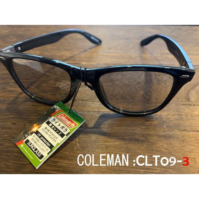 COLEMAN コールマン　CLT09-3　サングラス　 おしゃれ 薄い色　人気 ボストン　　偏光サングラス | Coleman | 01