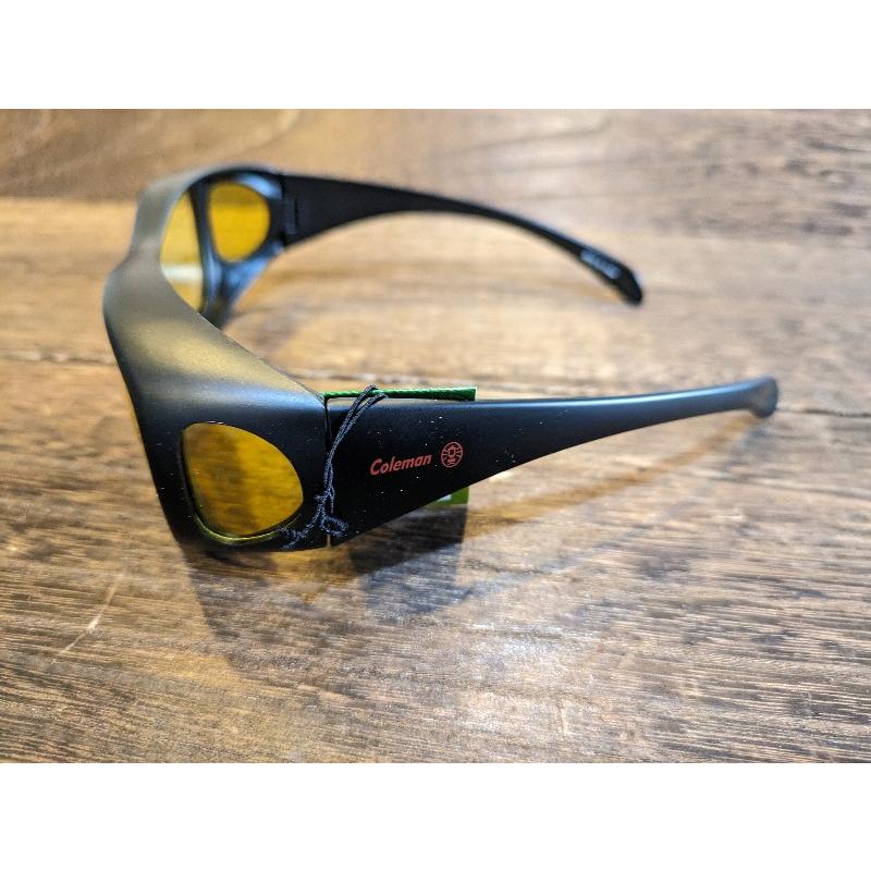 ケース付き　 コールマン　CO3012-dr co3012-6 オーバーサングラス　眼鏡の上から　雨天　夜間　UVカット　ドライビンググラス　サングラス　偏光サングラス | Coleman | 01