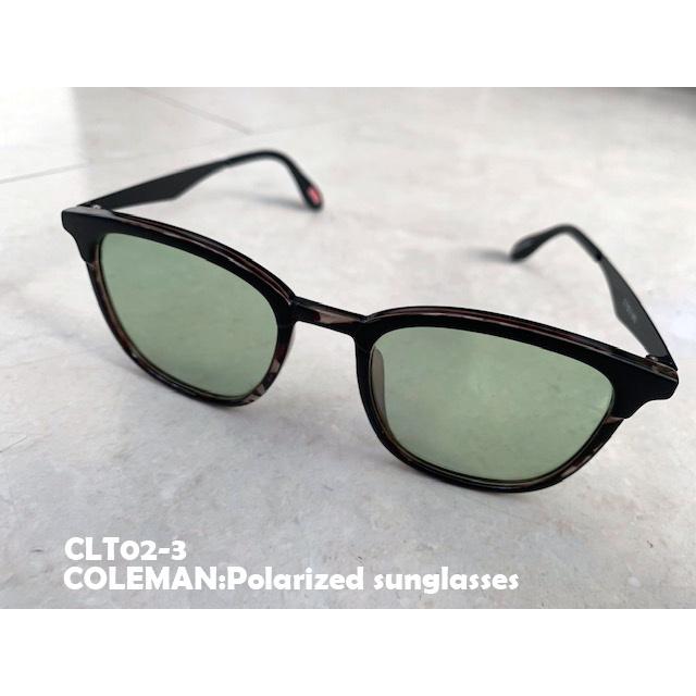 コールマン(Coleman) サングラス ボストン 丸めがね 偏光 CLT02