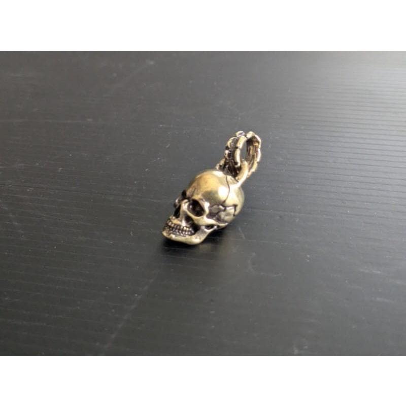 ペンダントトップ　真鍮　どくろ　スカル　キーホルダー　ネックレストップ |  | 01