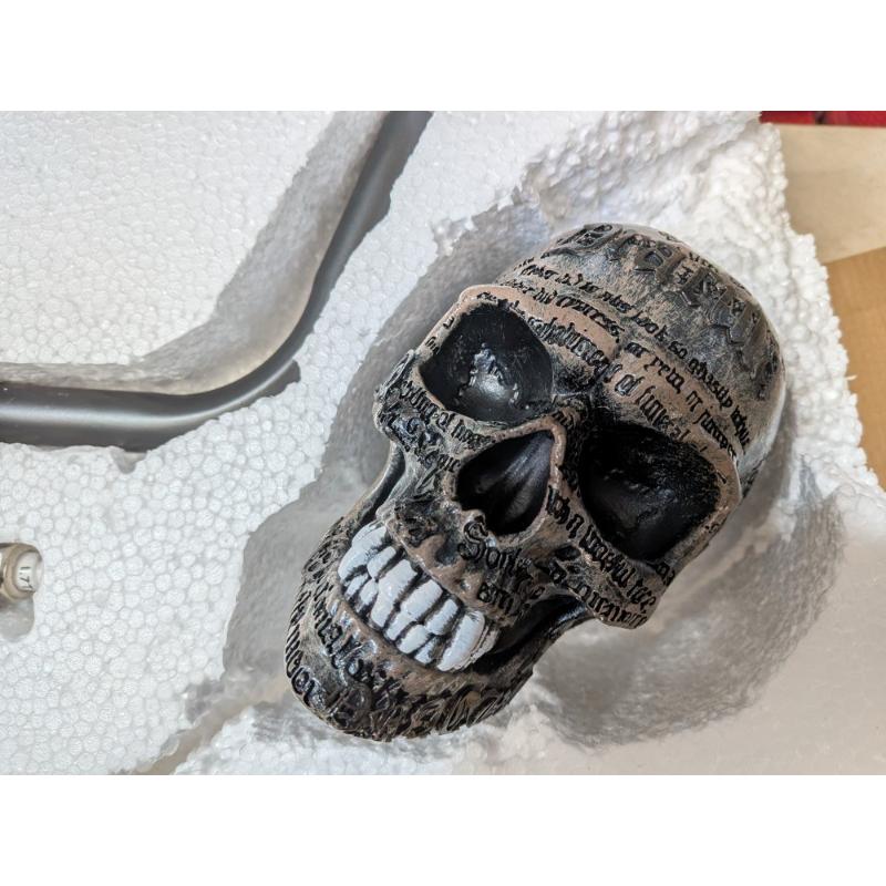 スカル 骸骨　ドクロ　ヘルメットハンガー 　ヘルメットホルダー　 オートバイ　自転車　 ヘルメット 壁掛け　ホームアートデコ　ガレージディスプレイ　 |  | 08