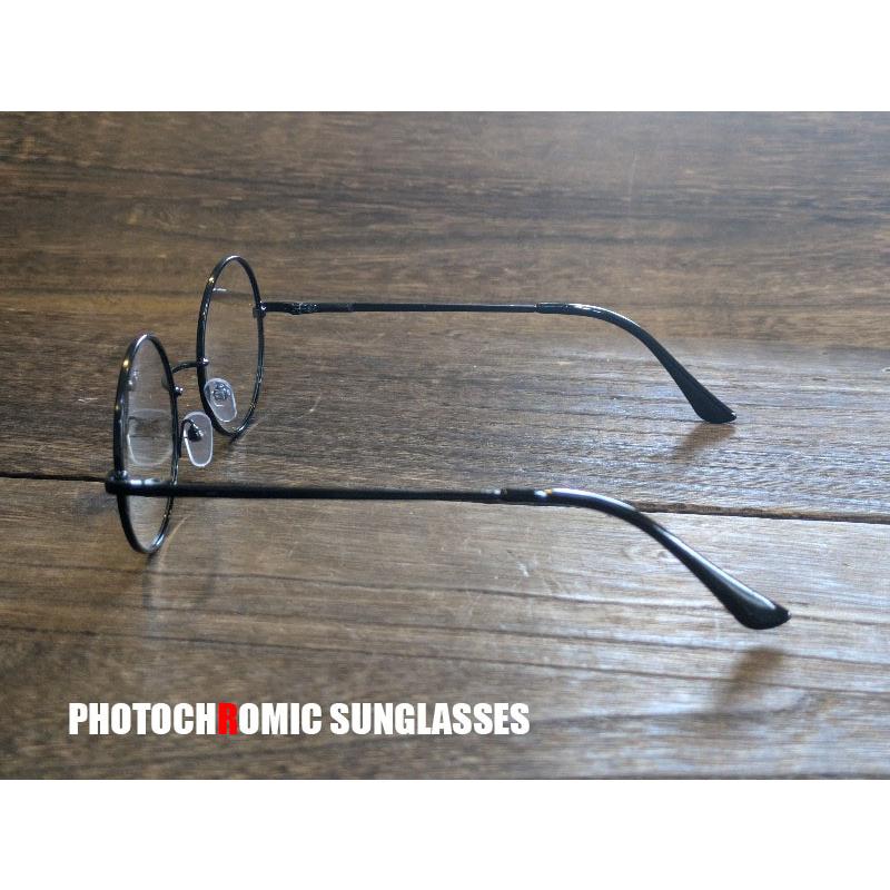 EN 調光サングラス　レンズの色が変わる　丸　丸い　丸型　サングラス　おしゃれ　伊達眼鏡 ハーレー乗り　ゴーグル |  | 04