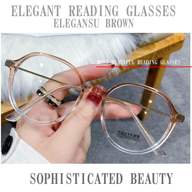 エレガント　ブルーライトカット　レトロデザイン　丸型　楕円レトロ　おしゃれ　老眼鏡　ポップ　リーディンググラス　シニアグラス　男女兼用　プレゼント |  | 11