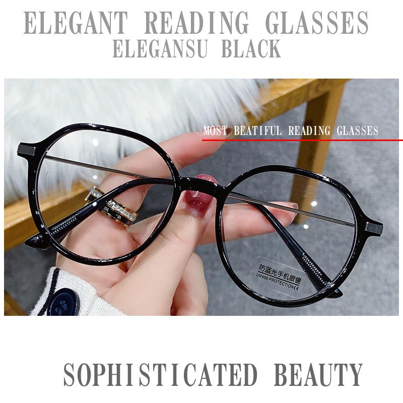 エレガント　ブルーライトカット　レトロデザイン　丸型　楕円レトロ　おしゃれ　老眼鏡　ポップ　リーディンググラス　シニアグラス　男女兼用　プレゼント |  | 12