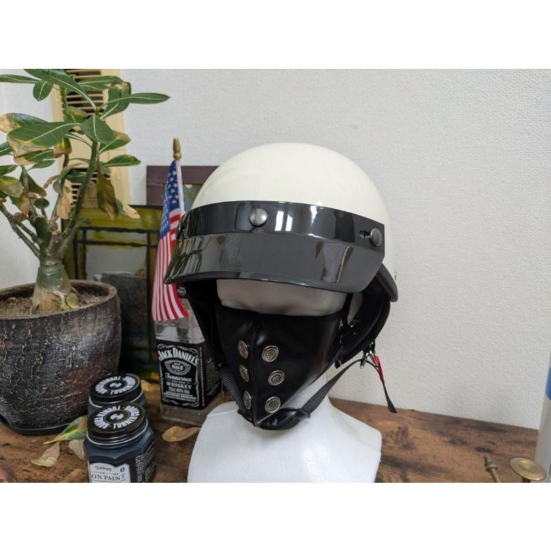 スパイダーウェブデザイン ポリスヘルメット、半ヘル スパイダーウェブデザイン ポリスヘルメット、半ヘル - メルカリ