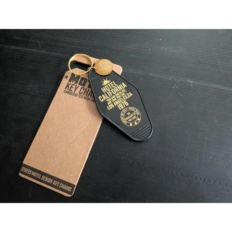 廃版　hotel california cal/black 復刻 ホテル モーテル キーホルダー アメリカ アメリカン テイスト ビンテージ ハーレー アメ車 MOTEL KEY CHAIN 　アメカジ | 