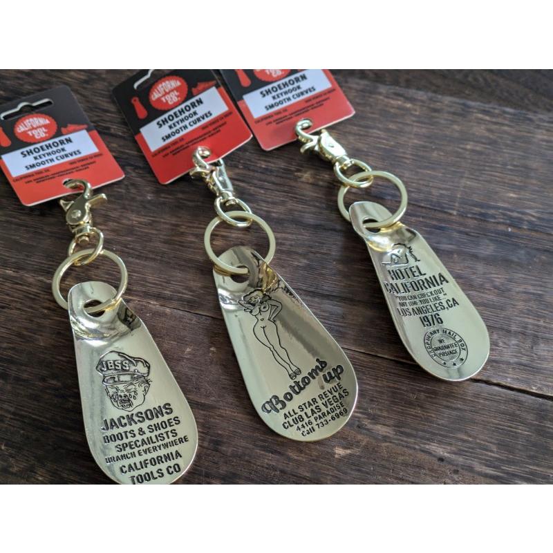 真鍮 靴ベラ 靴べら ビンテージ アメリカ キーホルダー