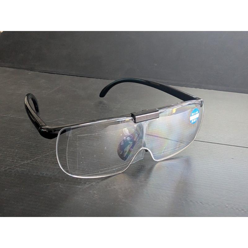 レンズが大きい　レンズが上がる　跳ね上げ式　メガネルーペ　ルーペ　拡大鏡　1.6倍　　　メガネ型ルーペ |  | 03