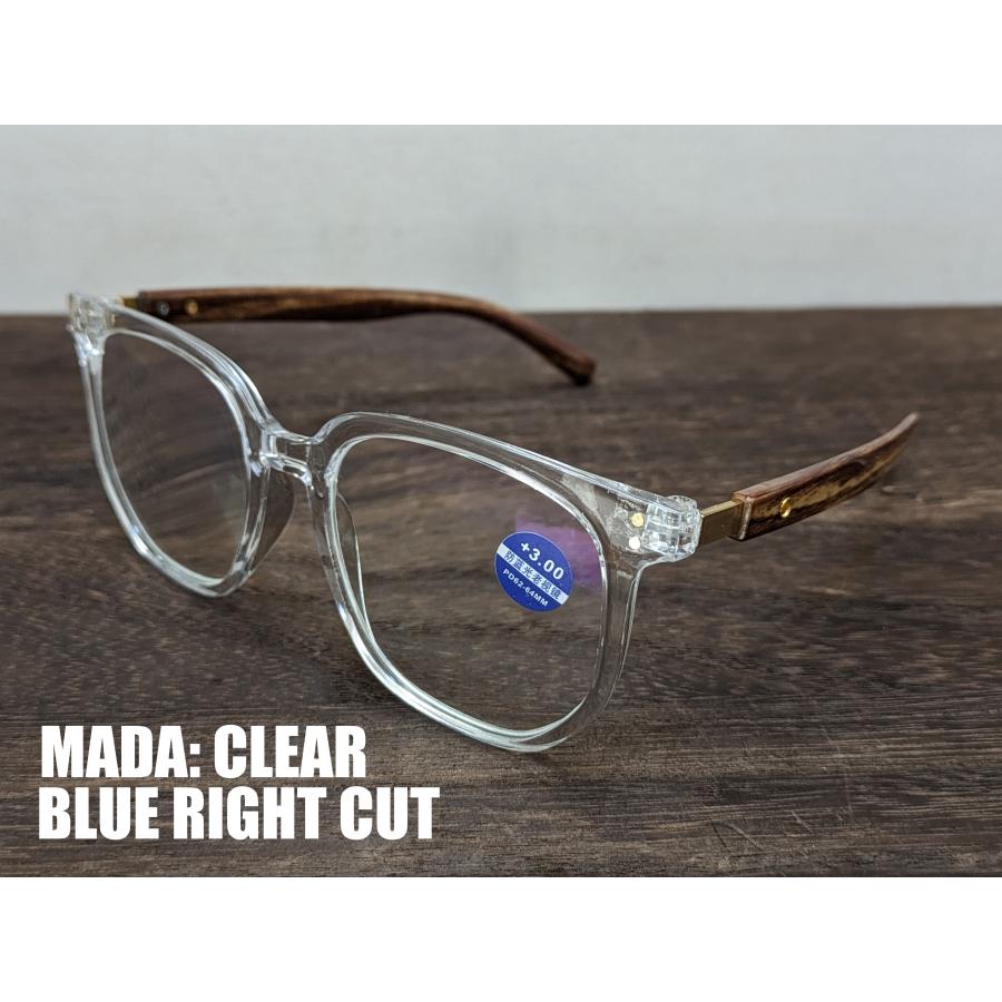 MADA　ブルーライトカット 老眼鏡　ブラック　クリア　ブルークリア　ブルー　おしゃれ　ポップ　リーディンググラス　シニアグラス　男女兼用　 |  | 10