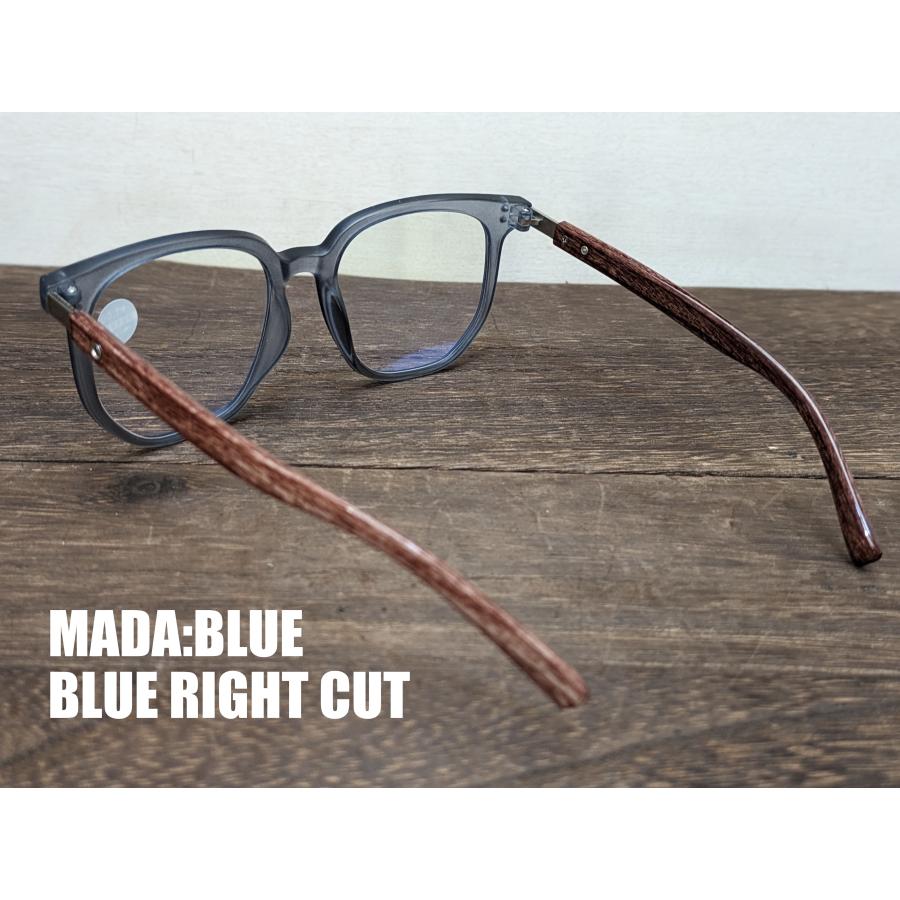 MADA　ブルーライトカット 老眼鏡　ブラック　クリア　ブルークリア　ブルー　おしゃれ　ポップ　リーディンググラス　シニアグラス　男女兼用　 |  | 03