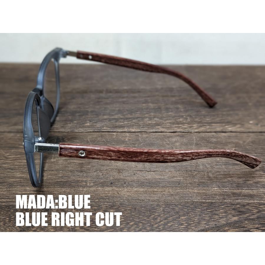 MADA　ブルーライトカット 老眼鏡　ブラック　クリア　ブルークリア　ブルー　おしゃれ　ポップ　リーディンググラス　シニアグラス　男女兼用　 |  | 04