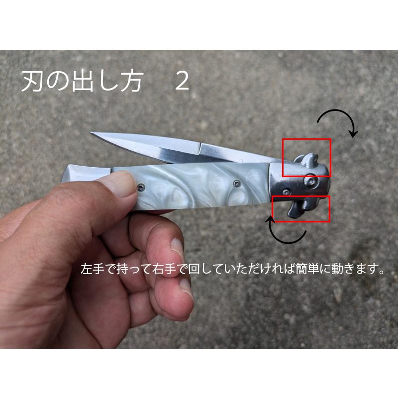 白 ホワイト 多目的ダイビングサバイバル折りたたみ刃ナイフ 剣 屋外