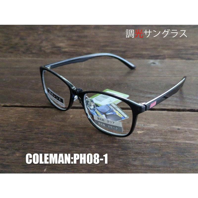 2024年　コールマン　新作　PH08-1 調光サングラス　レンズの色が変わる おしゃれ　キャンプ　バイク　ハーレー　アメ車 | Coleman | 01